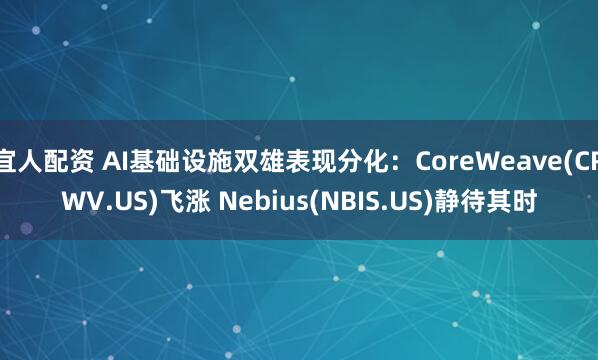 宜人配资 AI基础设施双雄表现分化：CoreWeave(CRWV.US)飞涨 Nebius(NBIS.US)静待其时