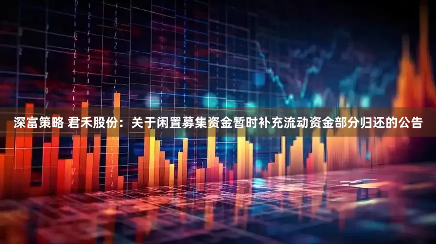 深富策略 君禾股份：关于闲置募集资金暂时补充流动资金部分归还的公告
